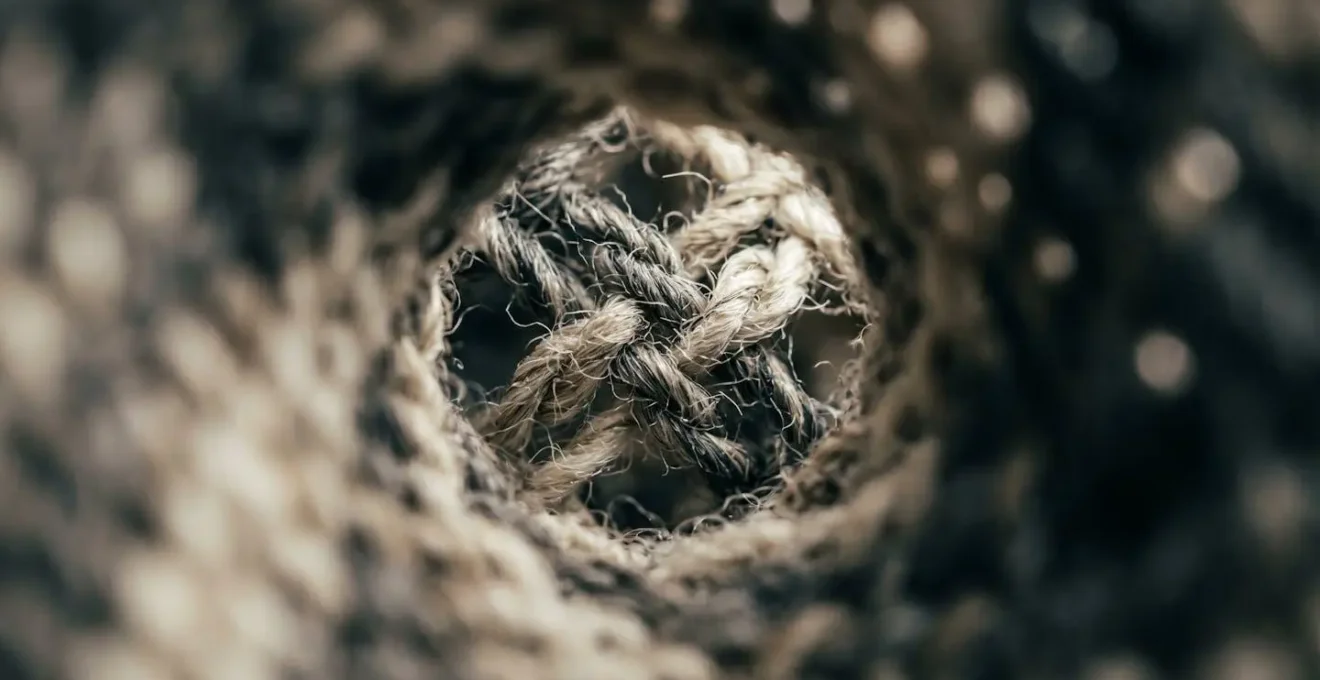 Close-up macro photograph illustrating narrow focus and overlooked details in workflow context