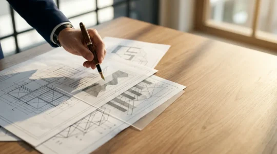 Strategic financial expert analyzing global e-commerce tax planning frameworks to protect business profits