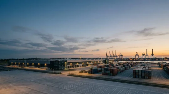 Strategic supply chain logistics planning with cross-border trade elements