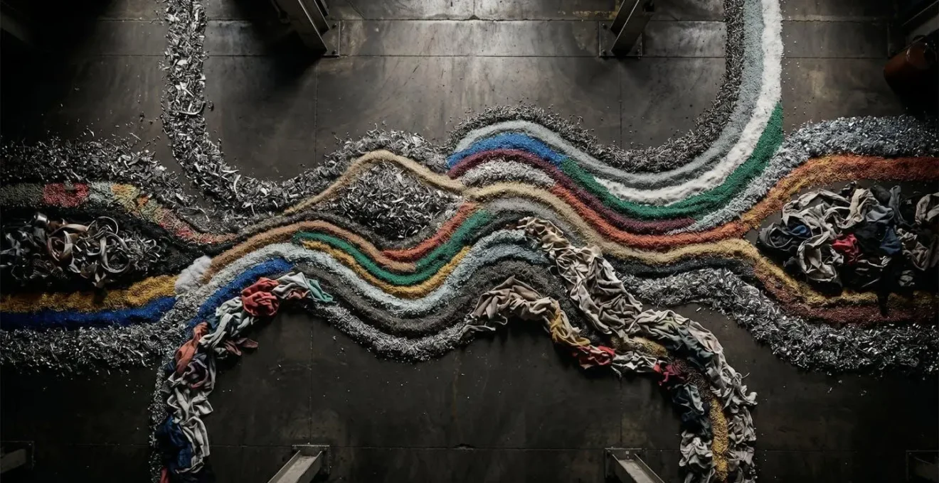 Visual representation of waste tracking from generation to disposal in UK manufacturing